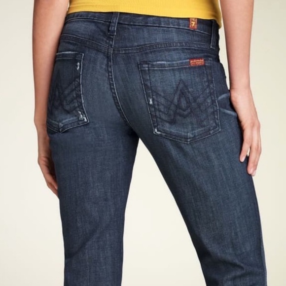 7 For All Mankind A-Pocket Bootcut Jeans EUC - Picture 9 of 10